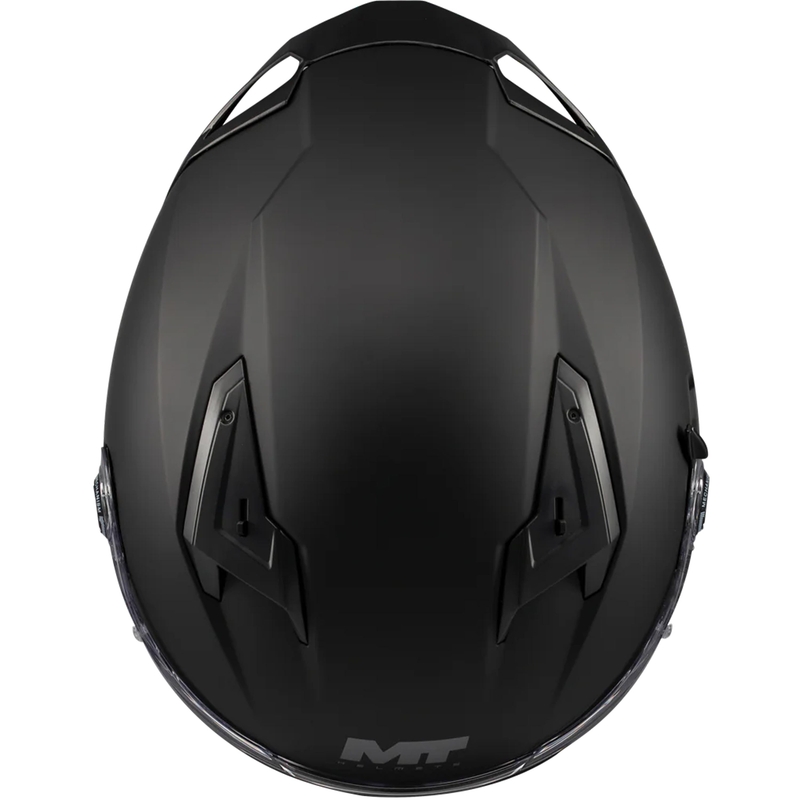Full-face motorcykelhjelm MT Braker SV Pure A1 mat sort