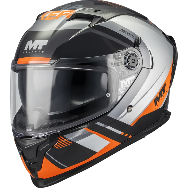 Integralhjelm MT Braker SV Inception B4 sort-grå-orange