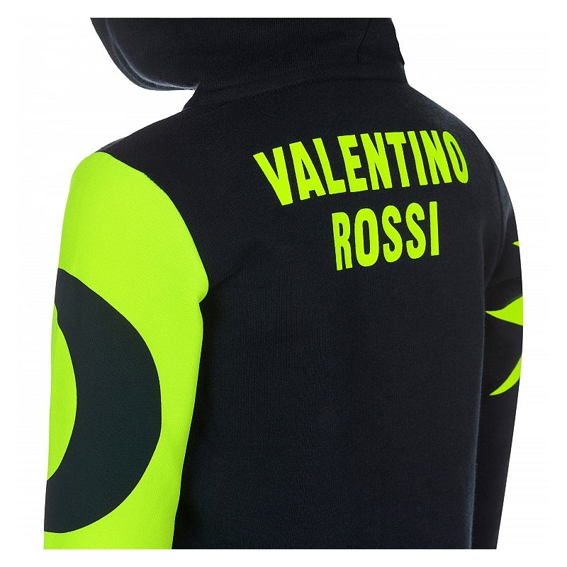 Dětská mikina VR46 Valentino Rossi REPLICA modro-žlutá