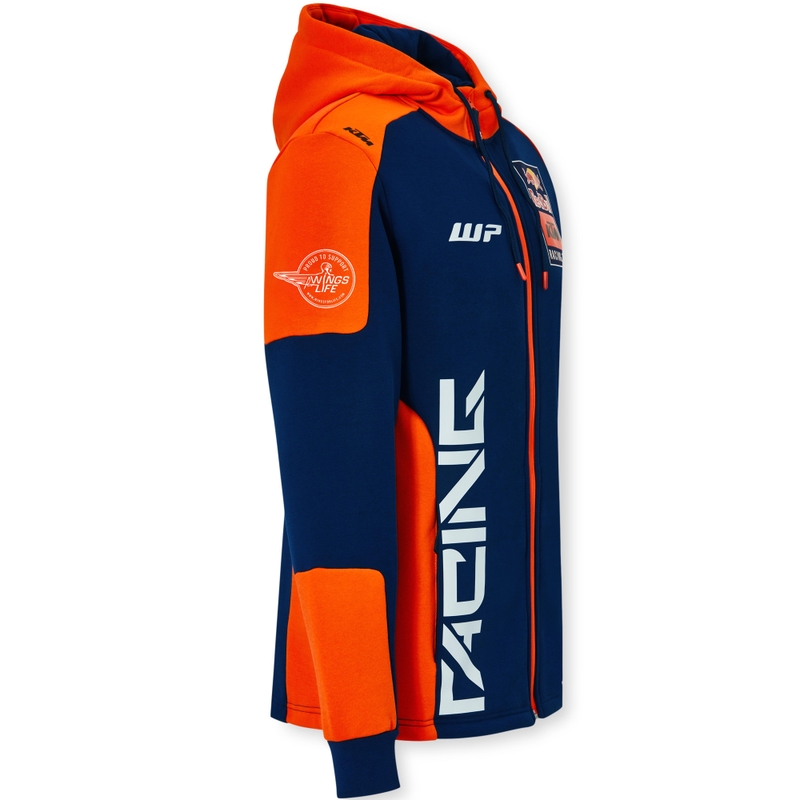 KTM Replica Team hættetrøje blå-orange