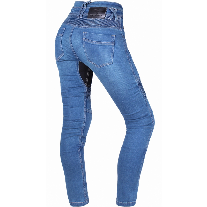Damejeans Street Racer Stretch II Slim fit CE blå