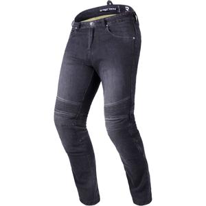 Cropped motorcykeljeans Street Racer Spike II CE Sort