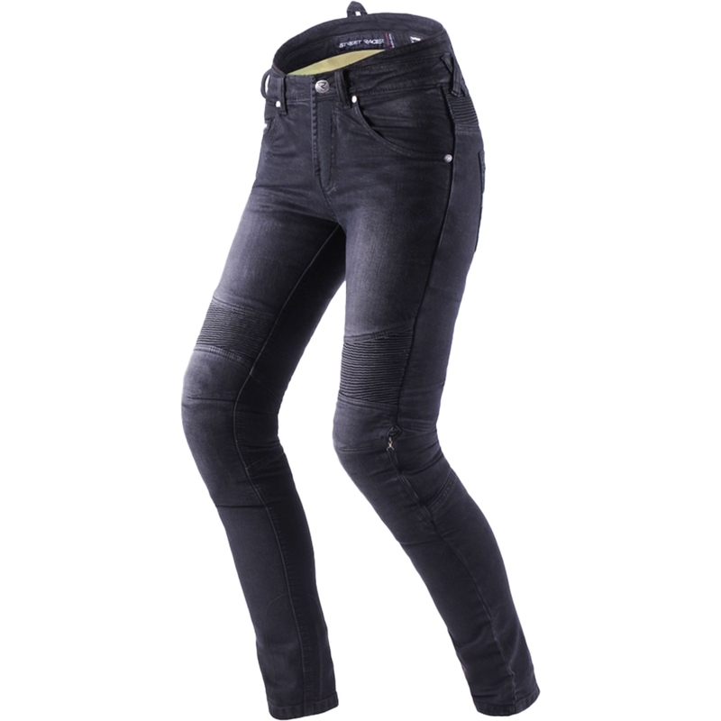 Women's Street Racer Spike II Slim fit CE jeans sort