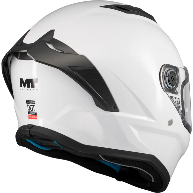 Integralhjelm MT Stinger 2 Pure A0 hvid