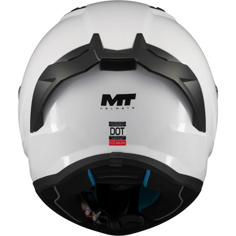 Integralhjelm MT Stinger 2 Pure A0 hvid