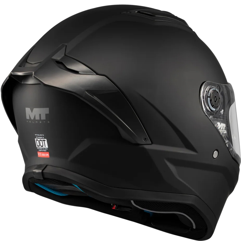 Integralhjelm MT Stinger 2 Pure A1 matsort