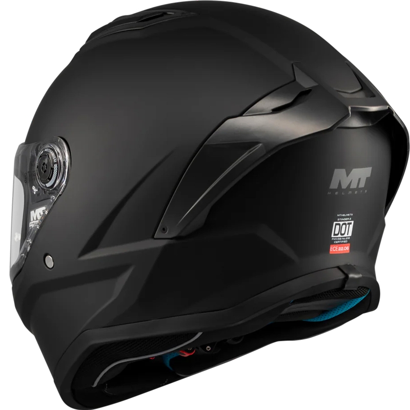 Integralhjelm MT Stinger 2 Pure A1 matsort