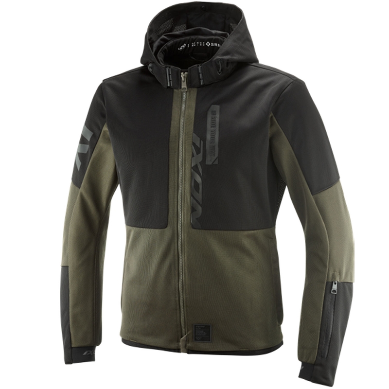 IXON Park Air motorcykeljakke khaki-sort