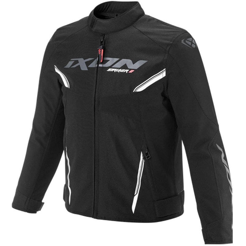 IXON Striker 2 børne motorcykeljakke sort-hvid