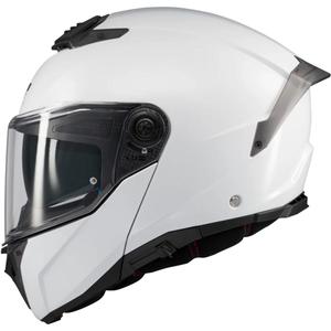 Flip-up motorcykelhjelm MT Atom 2 SV Pure A0 hvid