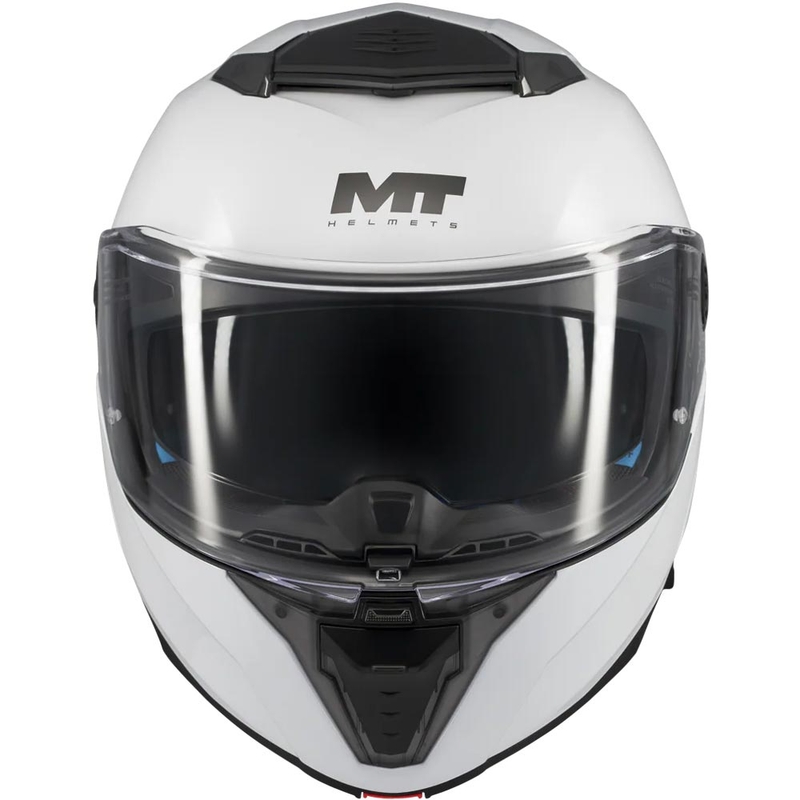 Flip-up motorcykelhjelm MT Atom 2 SV Pure A0 hvid