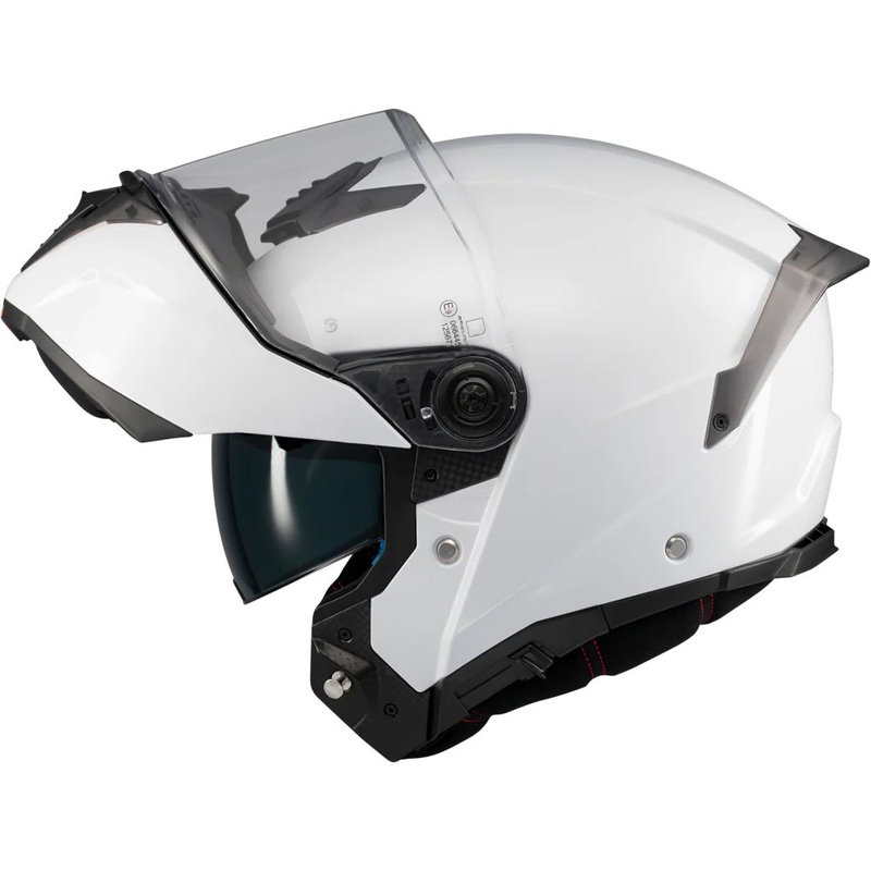 Flip-up motorcykelhjelm MT Atom 2 SV Pure A0 hvid