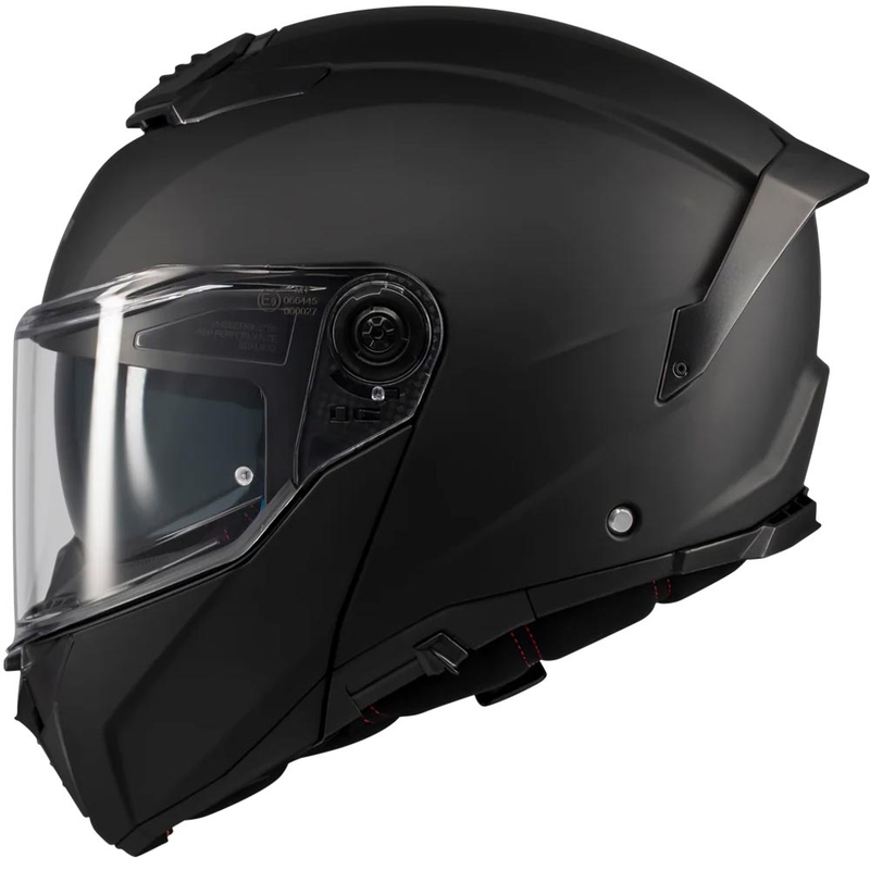 Flip-up motorcykelhjelm MT Atom 2 SV Pure A1 matsort
