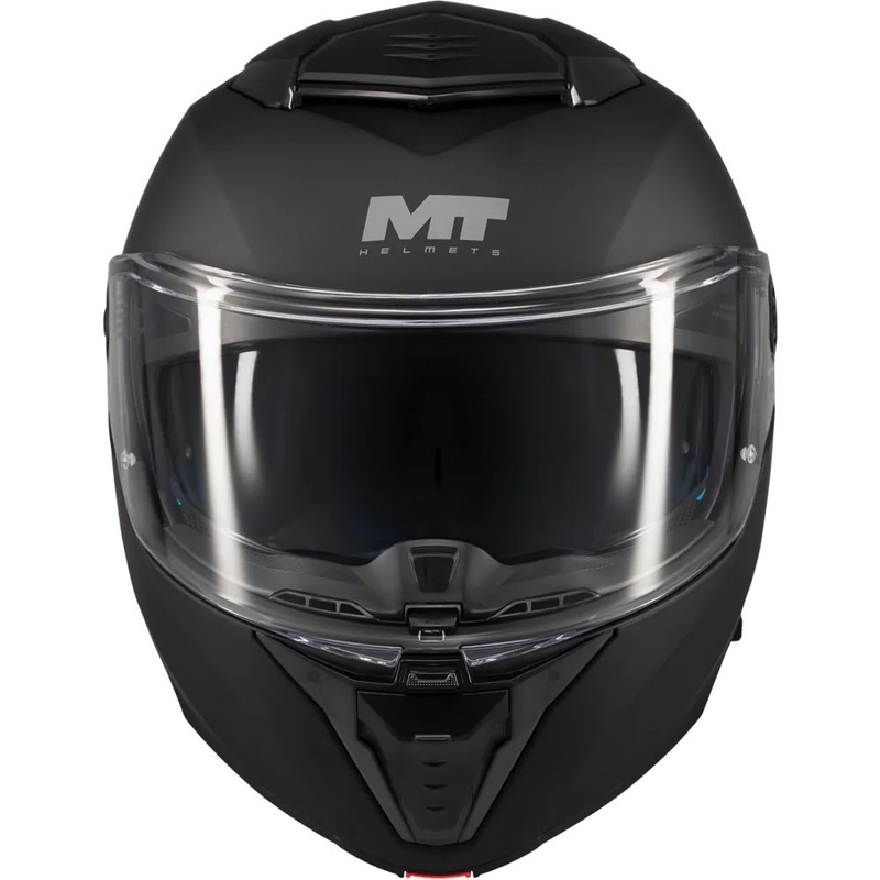 Flip-up motorcykelhjelm MT Atom 2 SV Pure A1 matsort