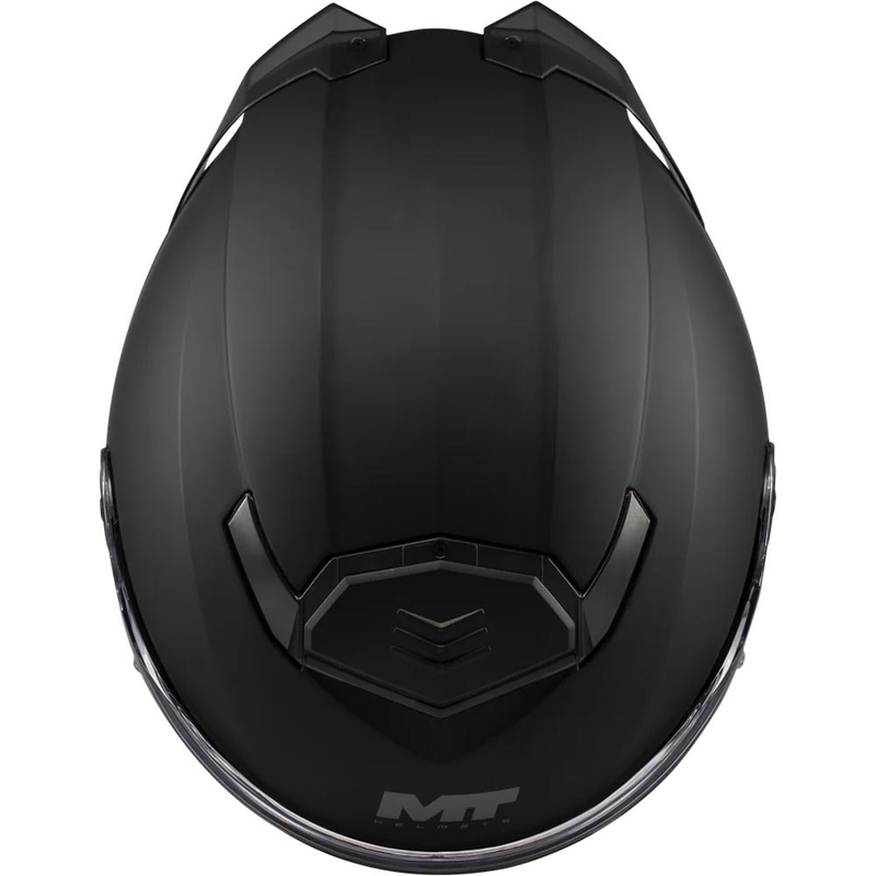 Flip-up motorcykelhjelm MT Atom 2 SV Pure A1 matsort