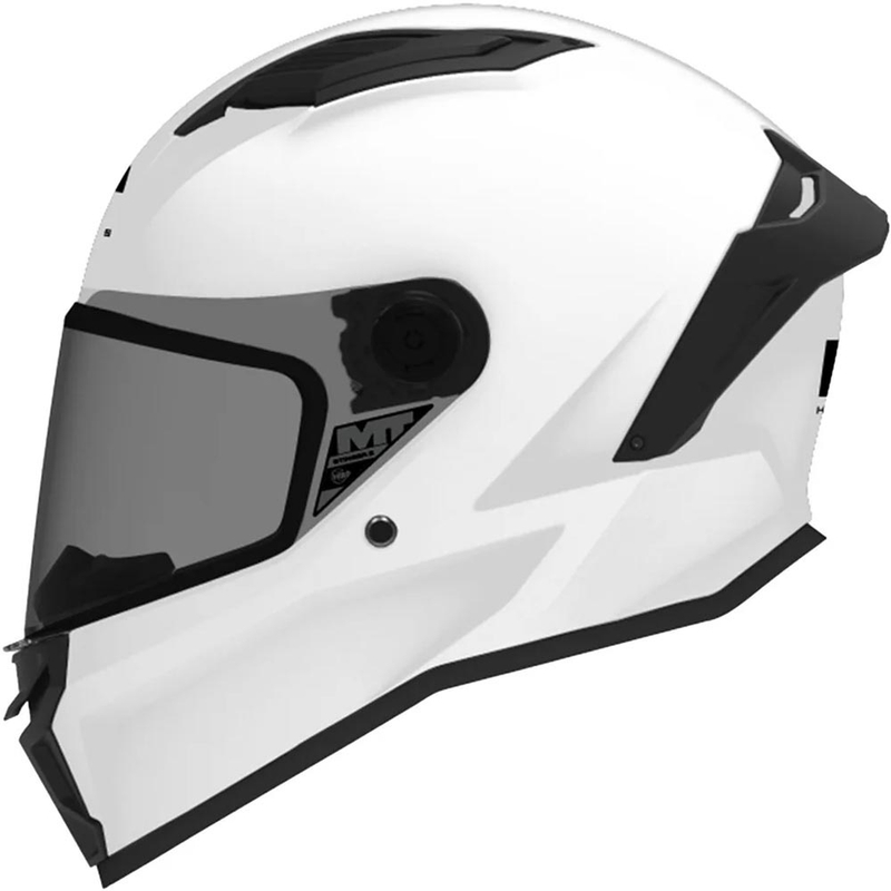 Børne fullface motorcykelhjelm MT Stinger 2 A0 hvid
