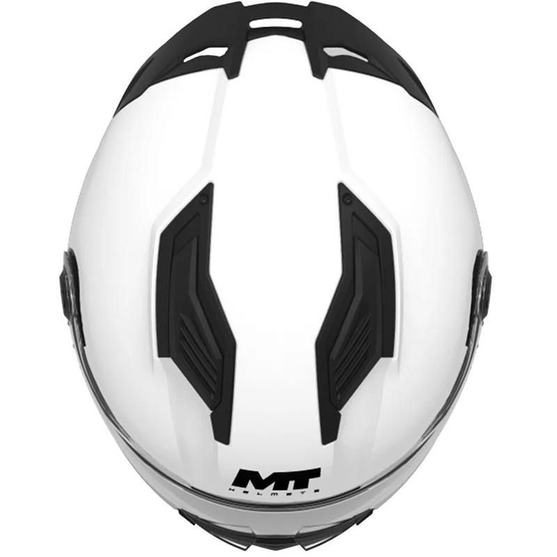 Børne fullface motorcykelhjelm MT Stinger 2 A0 hvid