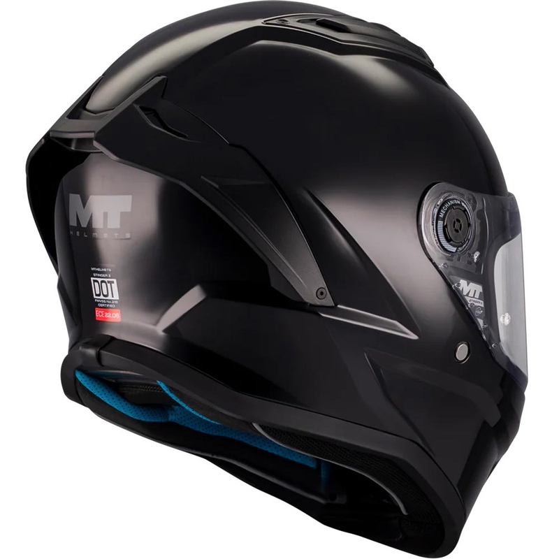 Børne fullface motorcykelhjelm MT Stinger 2 A1 matsort