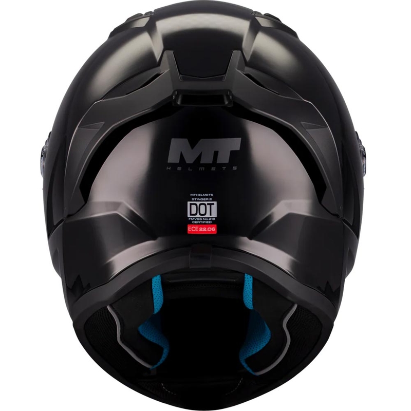 Børne fullface motorcykelhjelm MT Stinger 2 A1 matsort