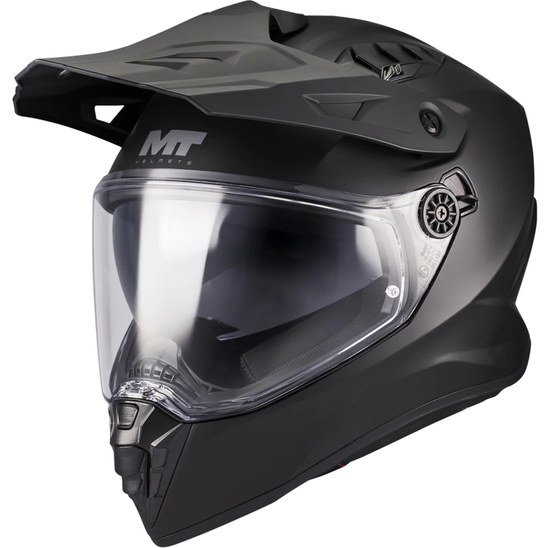 Enduro motorcykelhjelm MT Track SV Pure A1 matsort