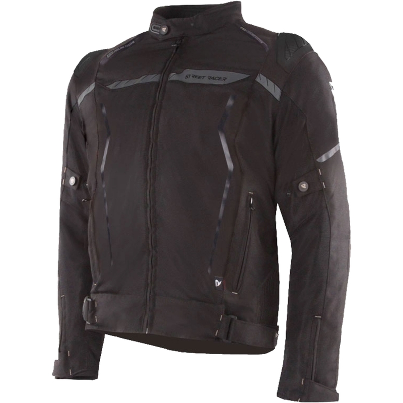 Street Racer Flex EVO motorcykeljakke sort
