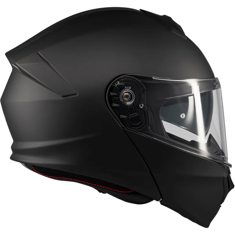 Flip-up motorcykelhjelm MT Genesis SV Pure A1 matsort