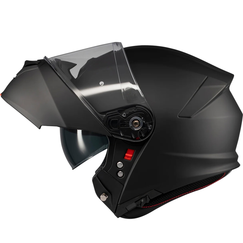 Flip-up motorcykelhjelm MT Genesis SV Pure A1 matsort