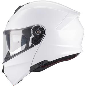 Flip-up motorcykelhjelm MT Genesis SV Pure A0 hvid