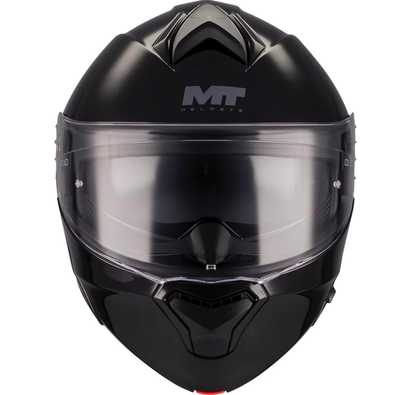 Flip-up motorcykelhjelm MT Genesis SV Pure A1 sort