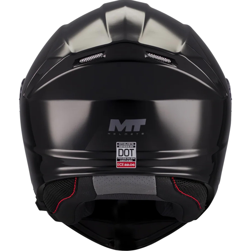 Flip-up motorcykelhjelm MT Genesis SV Pure A1 sort