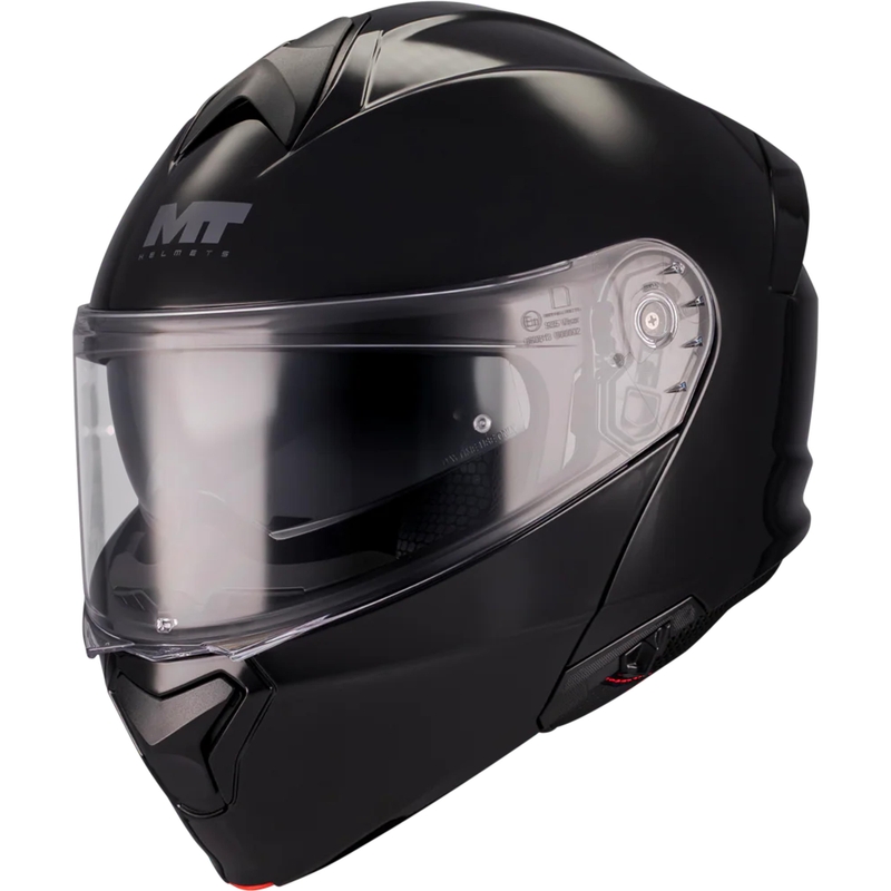 Flip-up motorcykelhjelm MT Genesis SV Pure A1 sort
