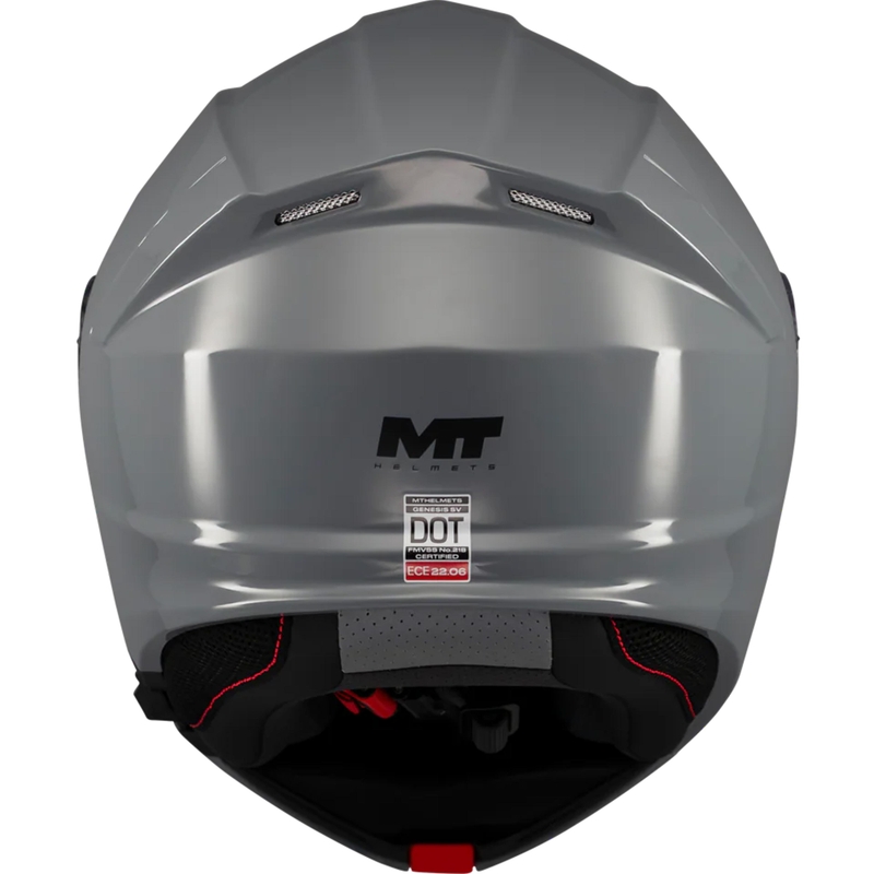 Flip-up motorcykelhjelm MT Genesis SV Pure A12 grå
