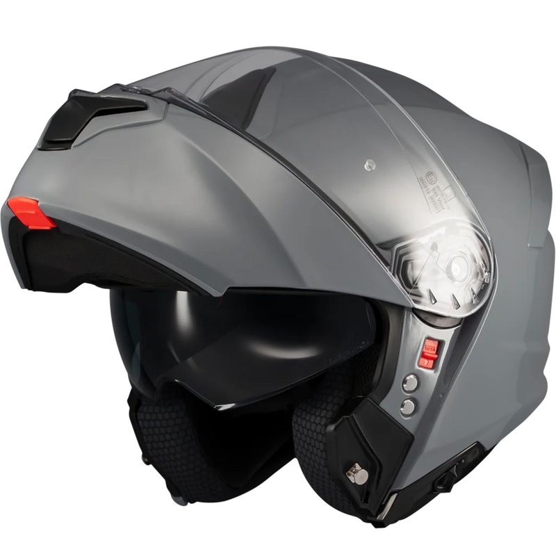 Flip-up motorcykelhjelm MT Genesis SV Pure A12 grå