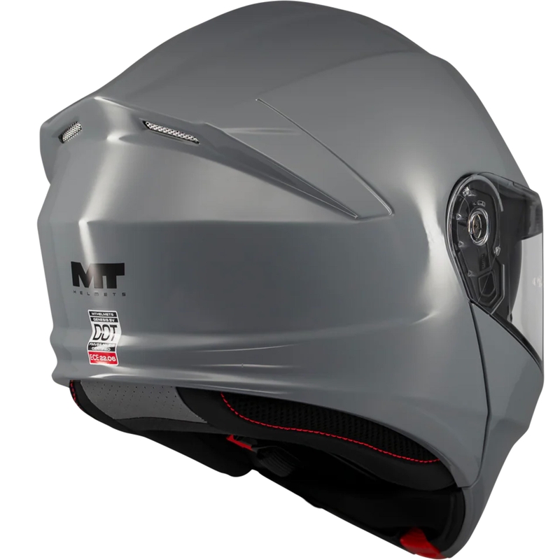 Flip-up motorcykelhjelm MT Genesis SV Pure A12 grå