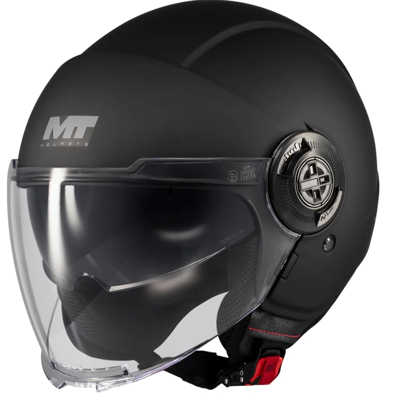 Åben motorcykelhjelm MT Viale SV S Pure A1 matsort