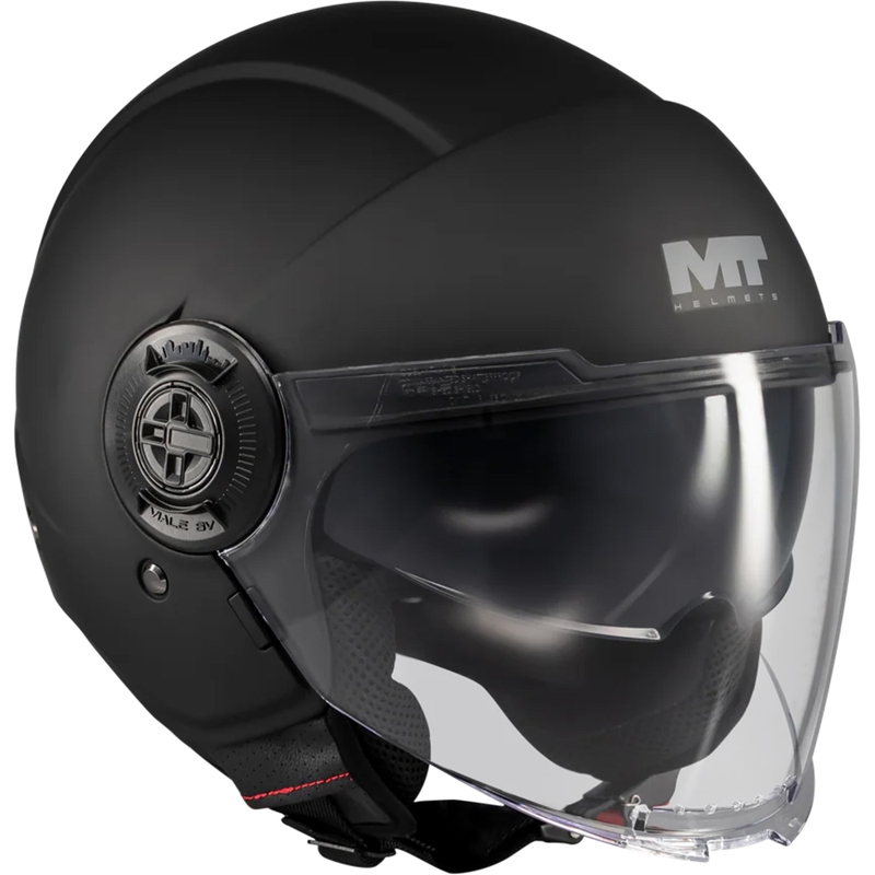 Åben motorcykelhjelm MT Viale SV S Pure A1 matsort