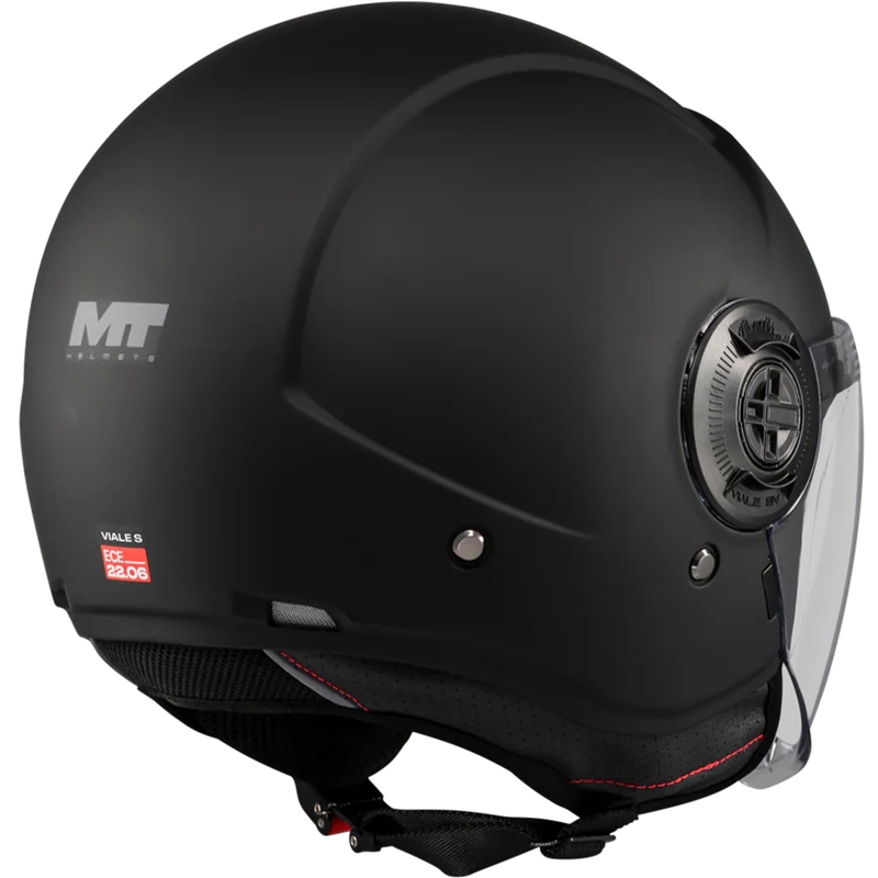 Åben motorcykelhjelm MT Viale SV S Pure A1 matsort