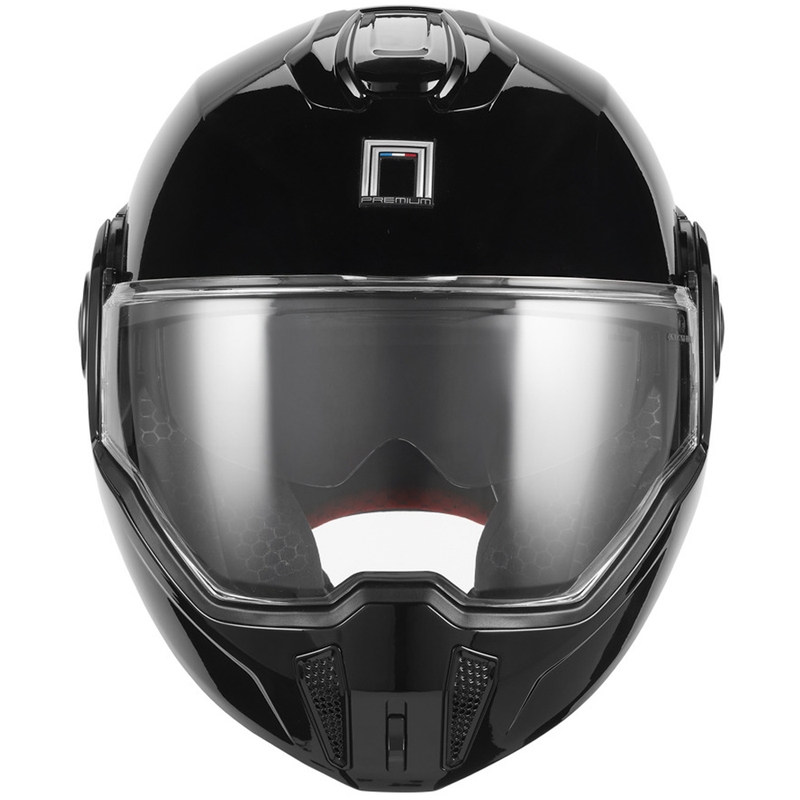 NOX PREMIUM Spinner flip-up motorcykelhjelm sort