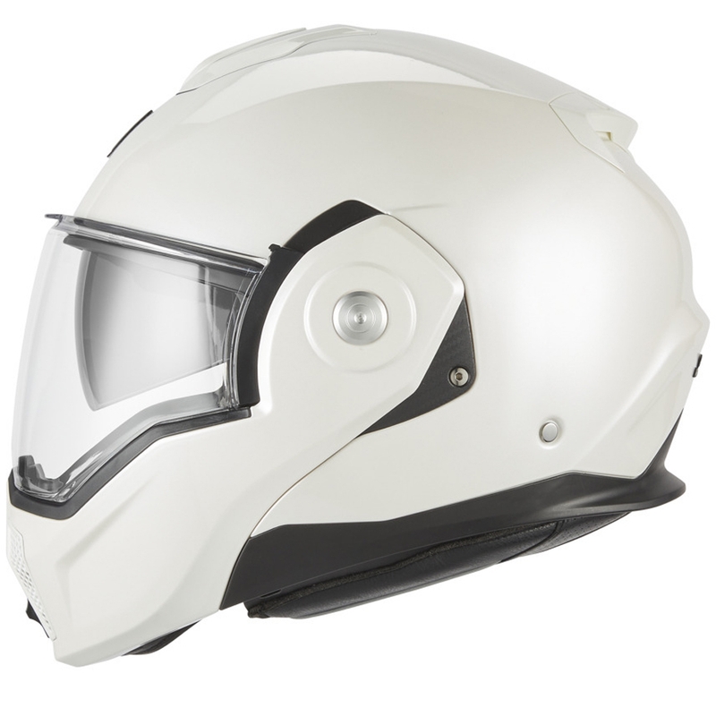 Flip-up motorcykelhjelm NOX PREMIUM Spinner hvid