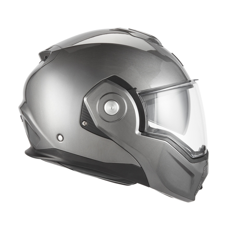 NOX PREMIUM Spinner flip-up motorcykelhjelm, mat titanium