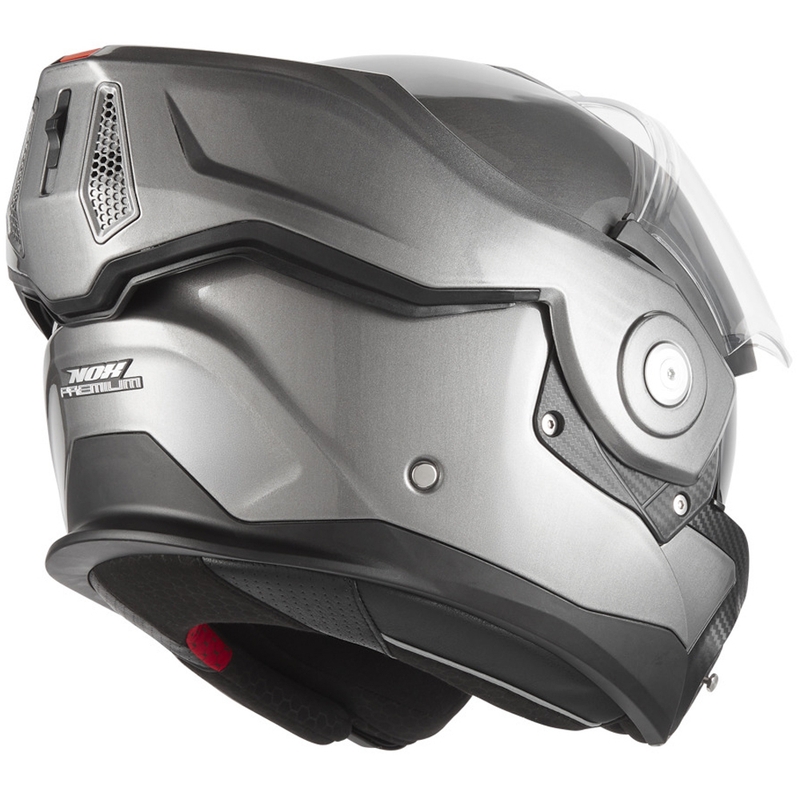 NOX PREMIUM Spinner flip-up motorcykelhjelm, mat titanium