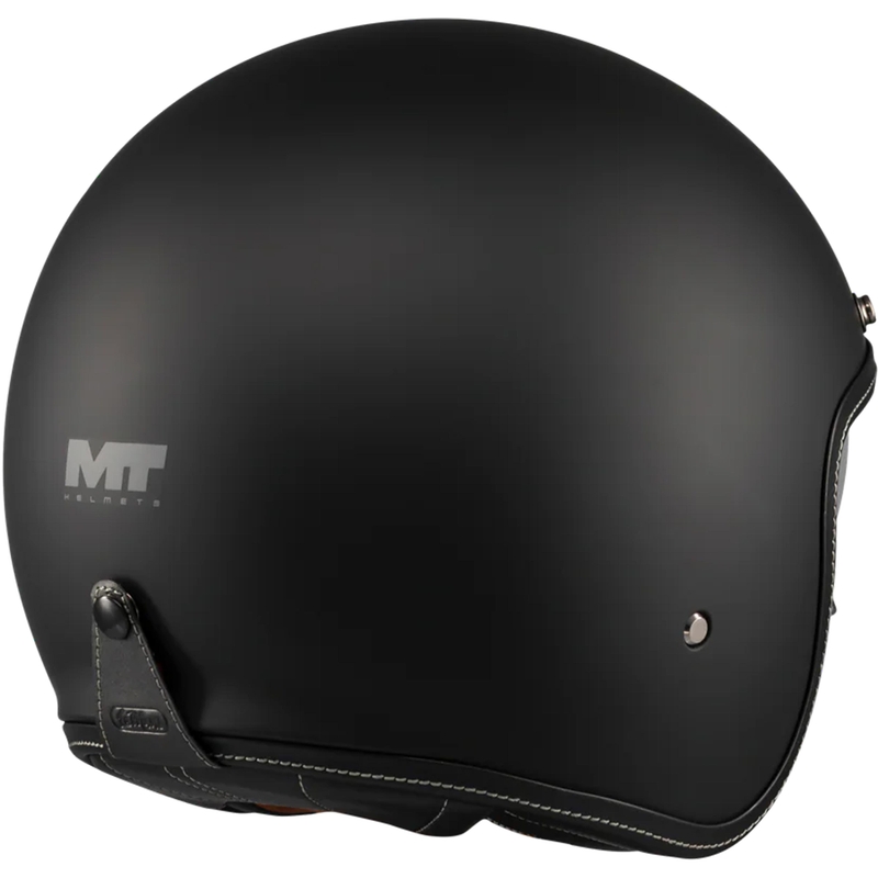 Åben motorcykelhjelm MT Lemans 2 SV S Pure A1 matsort