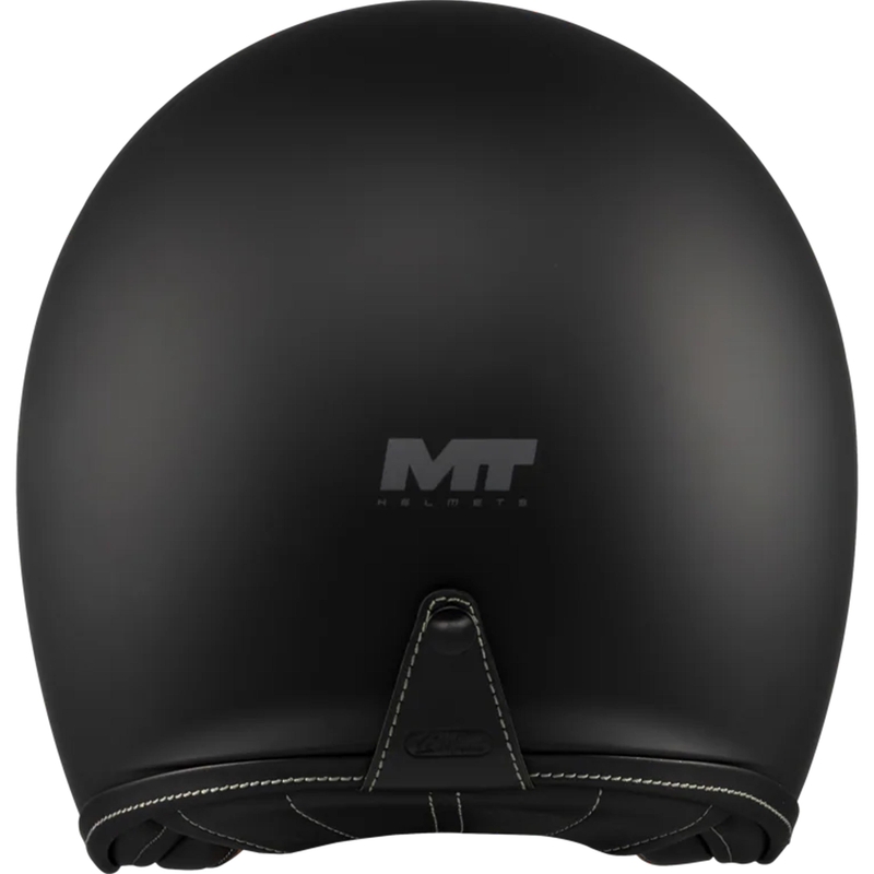 Åben motorcykelhjelm MT Lemans 2 SV S Pure A1 matsort