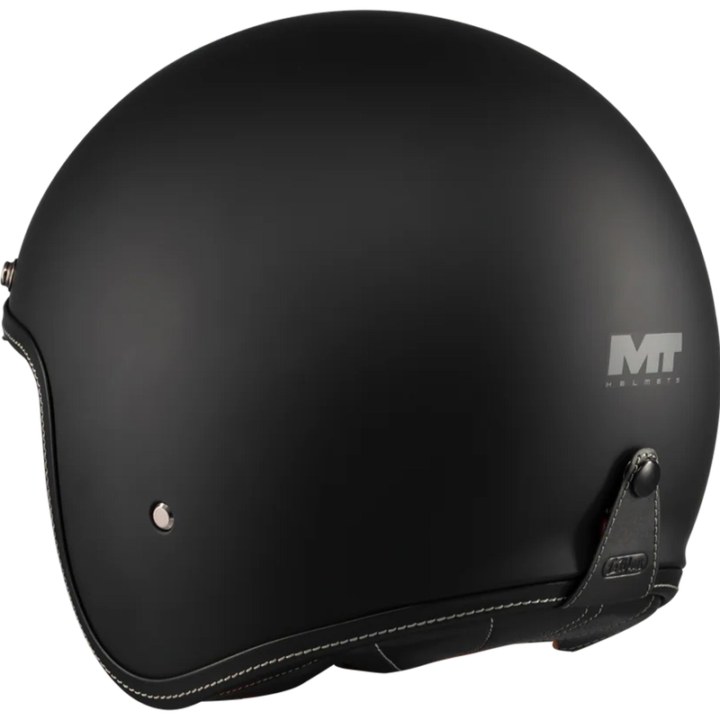 Åben motorcykelhjelm MT Lemans 2 SV S Pure A1 matsort