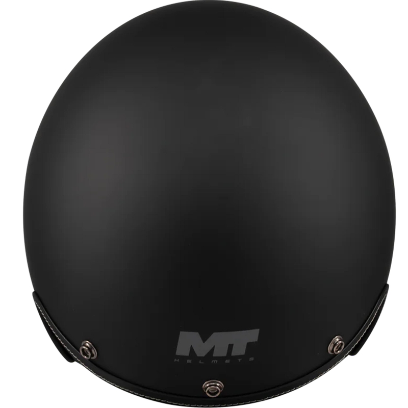Åben motorcykelhjelm MT Lemans 2 SV S Pure A1 matsort