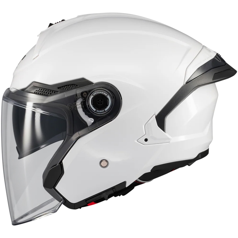 Åben motorcykelhjelm MT Cosmo SV Pure A0 hvid