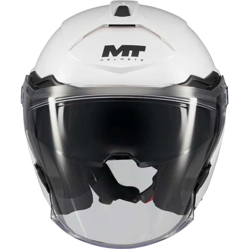 Åben motorcykelhjelm MT Cosmo SV Pure A0 hvid