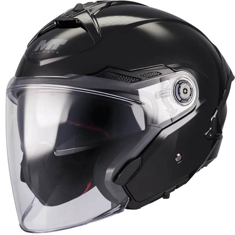 Åben motorcykelhjelm MT Cosmo SV Pure A1 sort