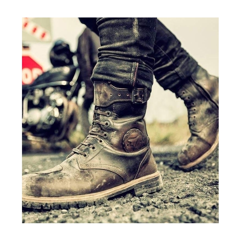 Stylmartin Rocket brune motorcykelstøvler