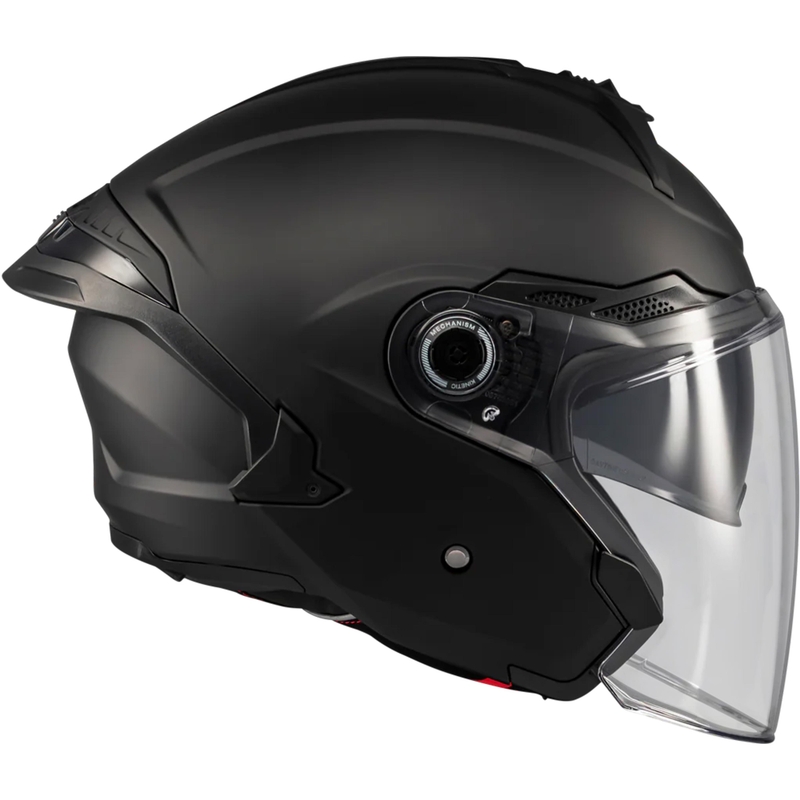 Åben motorcykelhjelm MT Cosmo SV Pure A1 matsort